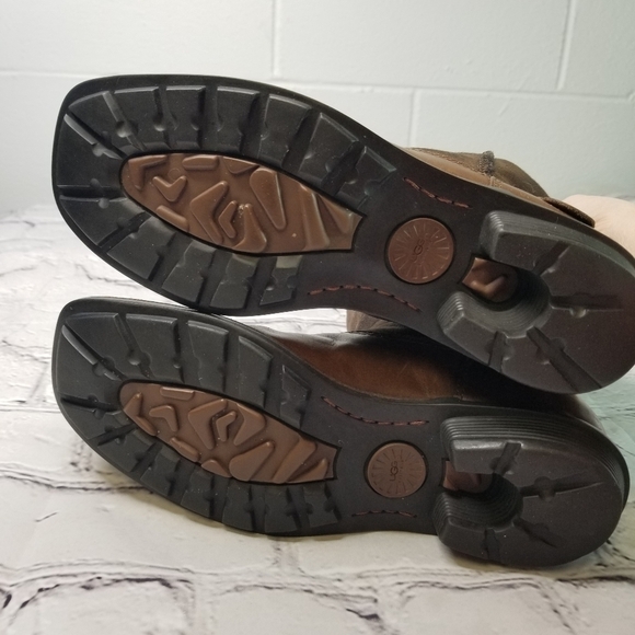 Ugg Brookffield brown short sheepskin cuffable boots - Picture 6 of 11